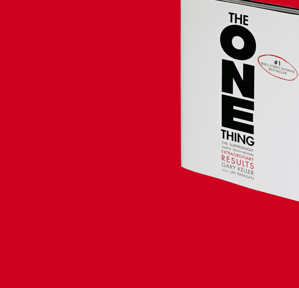 Graphic for The One Thing book.